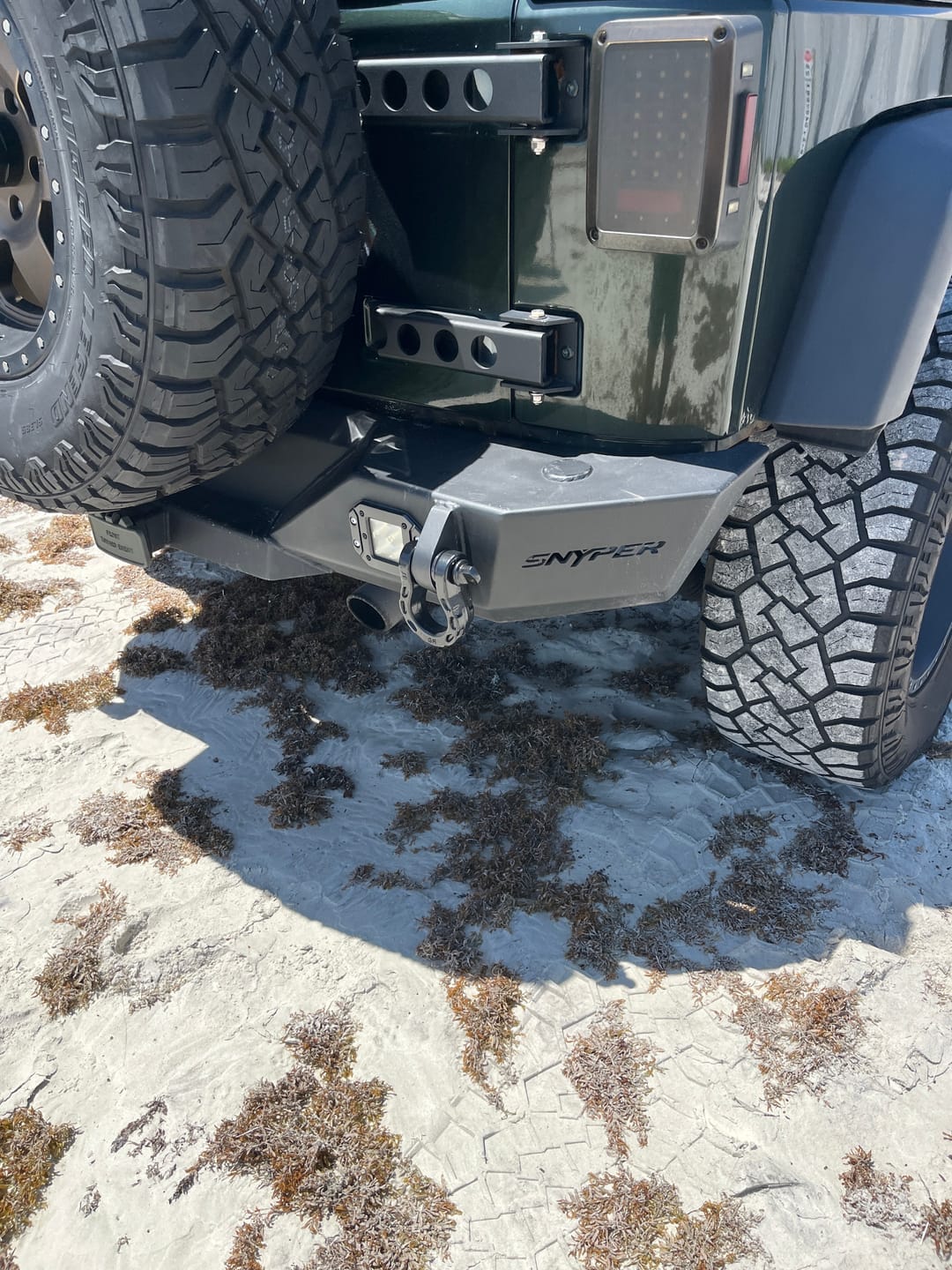Customer photo review of Mega Shackles ® - Black (2PK) | Forged Carbon Steel | 68,000 lbs MBS (16,000 lbs WLL) | Off-Road Recovery Anchor Points