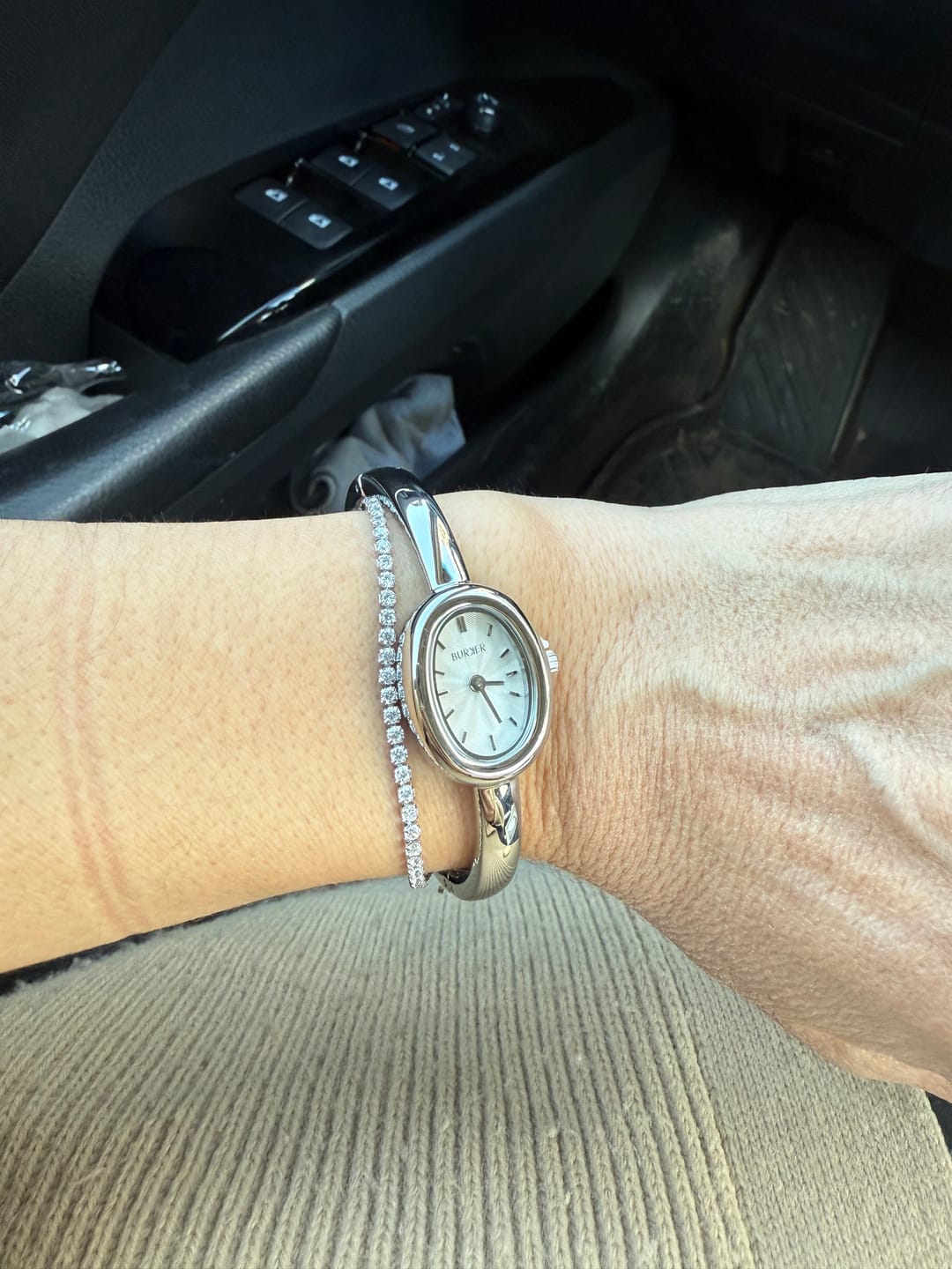 Customer photo review of Diana Petite Silver White