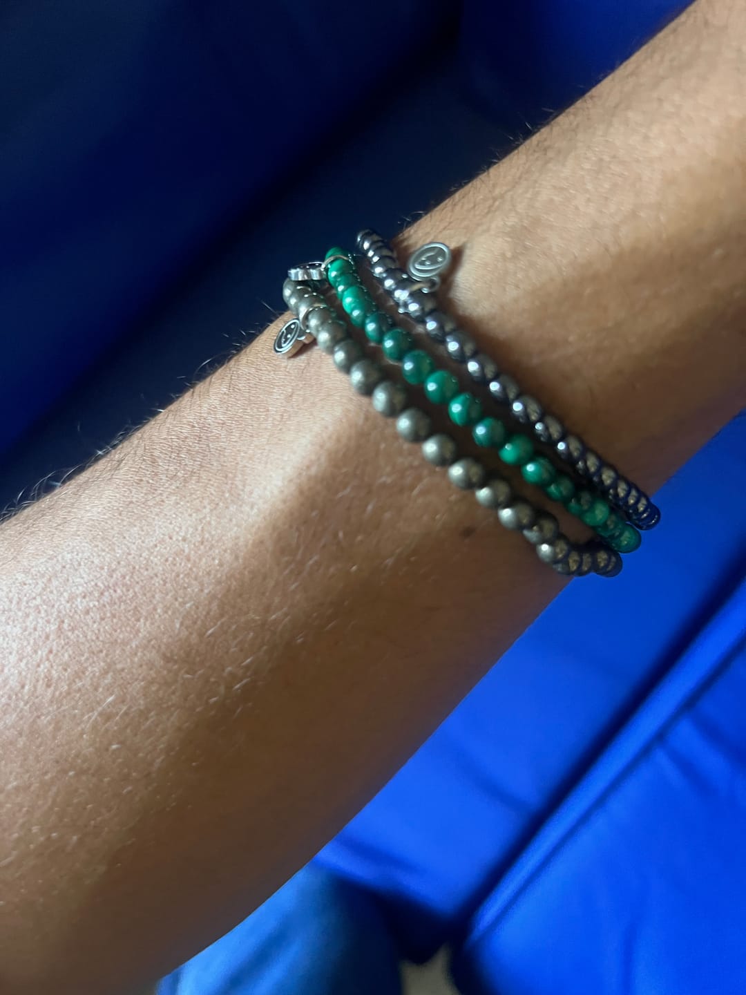 Customer photo review of Hematite Bracelet Mini
