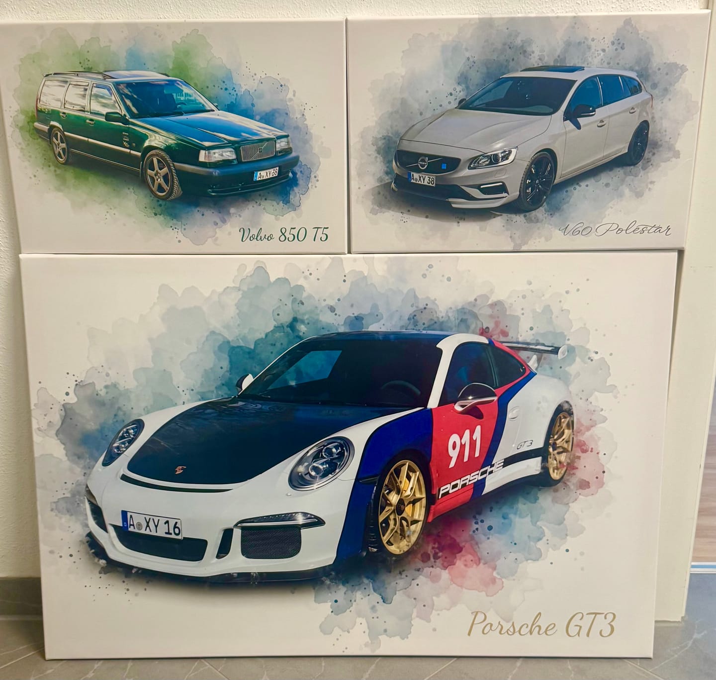Customer photo review of Dein Auto als Kunstwerk – mit Live-Vorschau, als Poster oder Leinwand