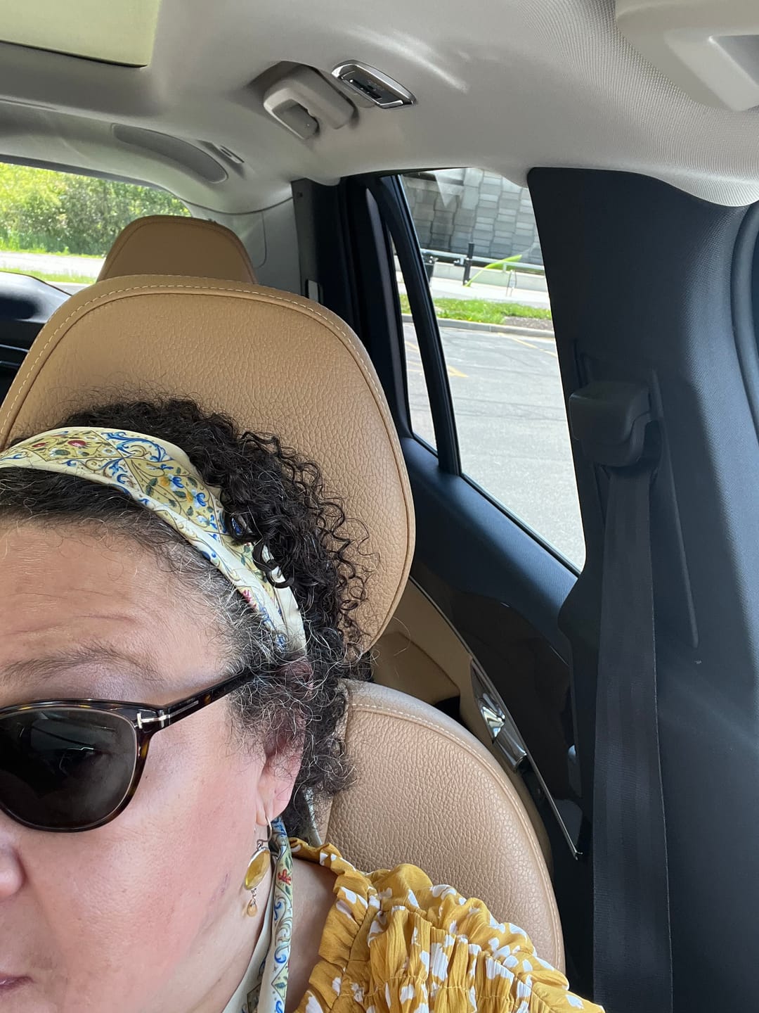Customer photo review of Tapestry Skinny Scarf