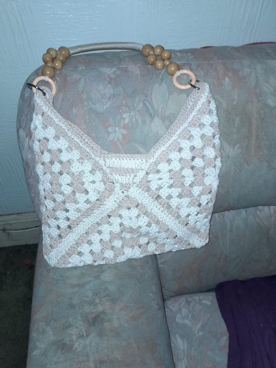 Customer photo review of CrochetPark™ Sunny Holiday shoulder bag crochet kit