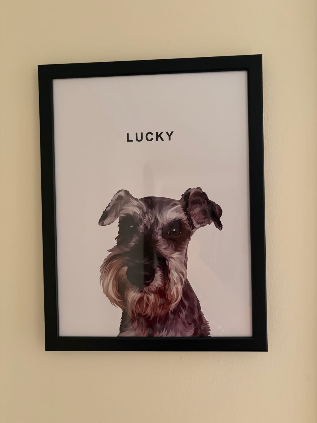 Customer photo review of Retrato Personalizado