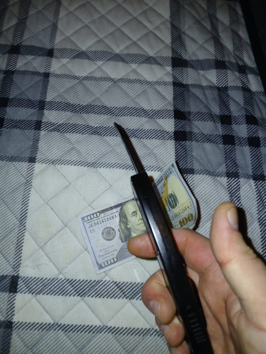 Customer photo review of VT Karambit D/A OTF Automatic Knife