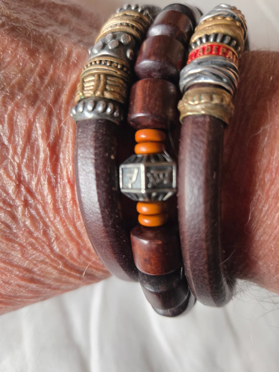 Customer photo review of Sacred Lightning-Struck Wood & Vajra Prayer Wheel Amulet