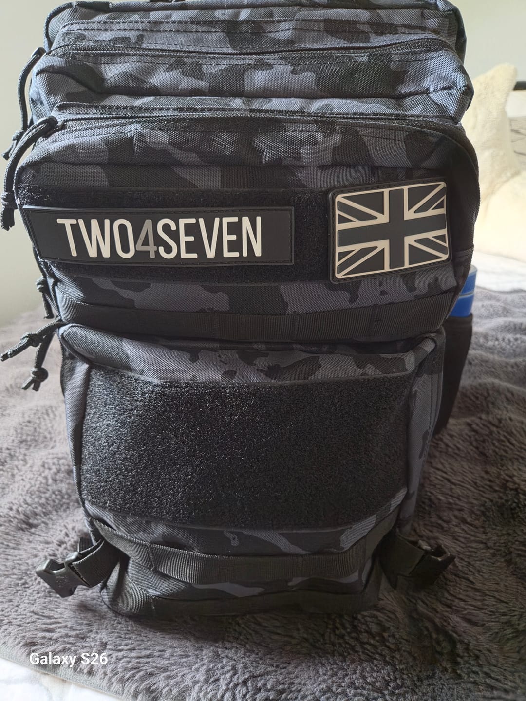 Customer photo review of TWO4SEVEN 45L Backpack - Black Camo