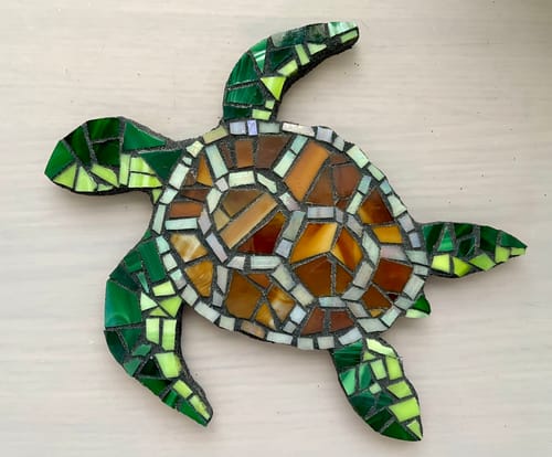 Customer photo review of Unfinished Wood Sea Turtle Shape - Craft - up to 46" DIY
