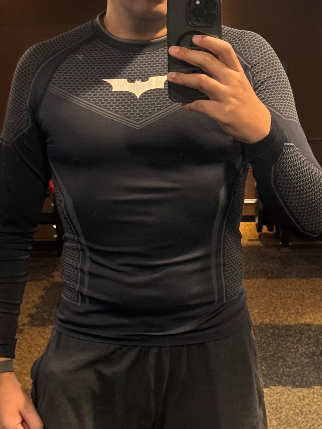 Customer photo review of 8004 - Batman Compression Longsleeves