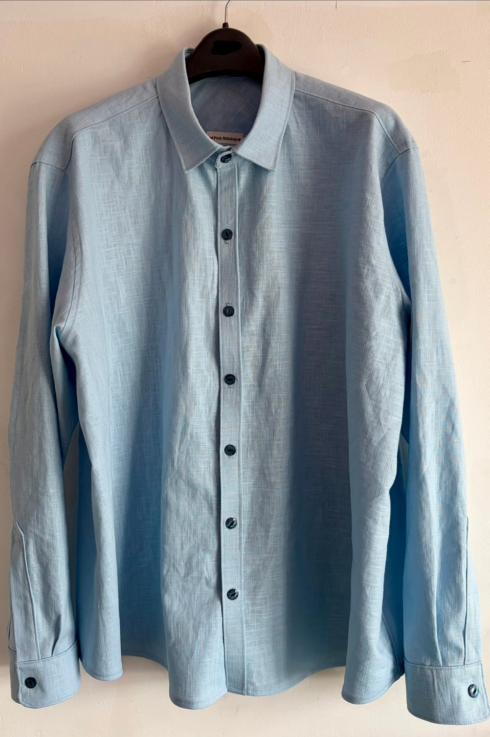 Customer photo review of Washed Linen Blend Fabric
