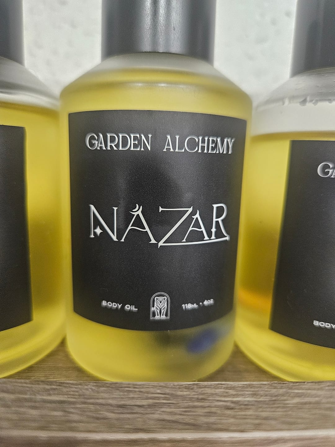 Customer photo review of NAZAR BODY OIL