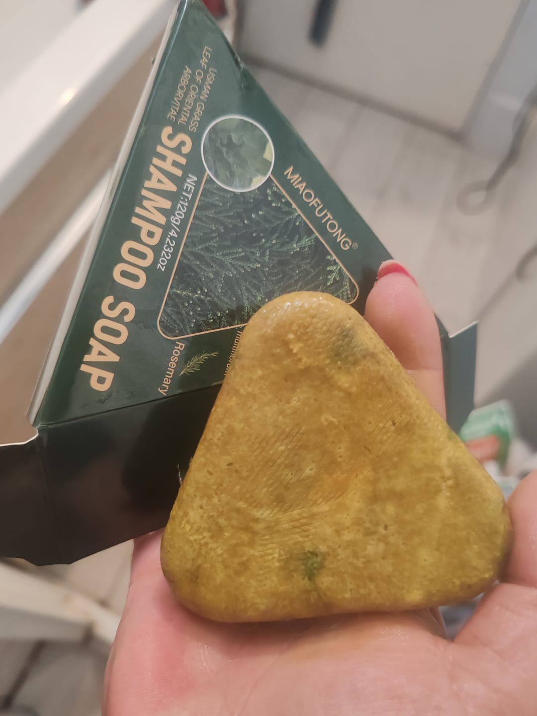 Customer photo review of Savon Anti-Chute| 12 Plantes Coréennes Naturelles