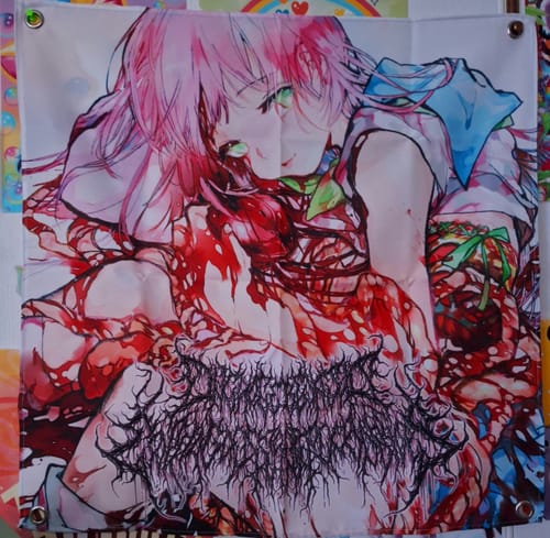 Customer photo review of Onchocerciasis Esophagogastroduodenoscopy - Adoration of Decaying Innocence (Flag)