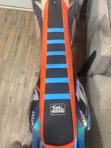 Customer photo review of Custom Seat Cover: 2025 KTM 300 XC