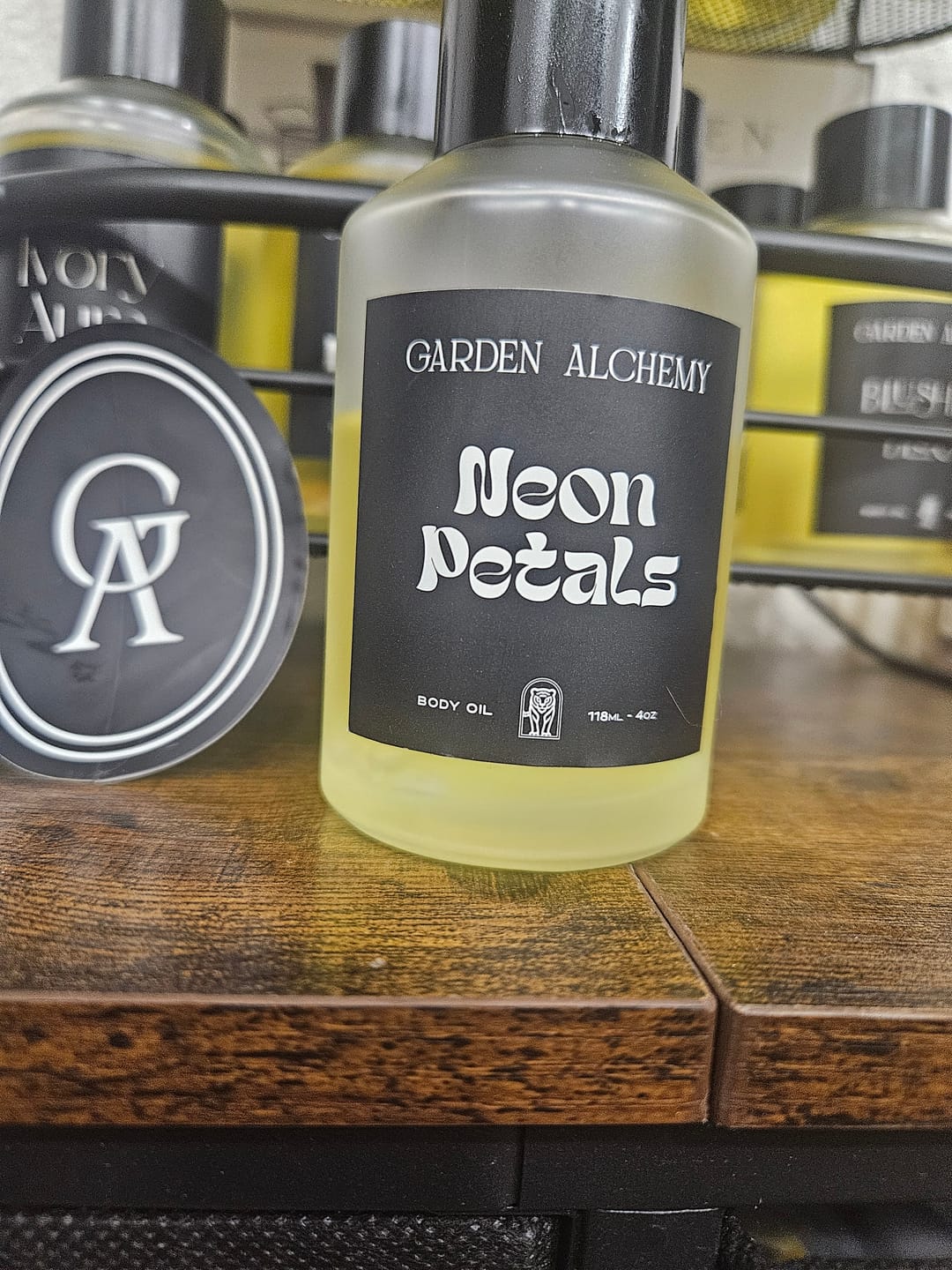 Customer photo review of NEON PETALS BODY OIL