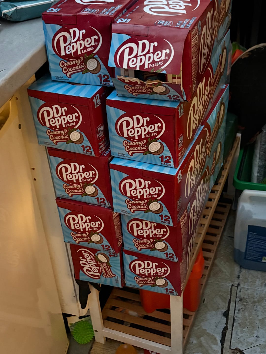 Customer photo review of Dr Pepper Creamy Coconut 12floz/355ml - Pack of 12