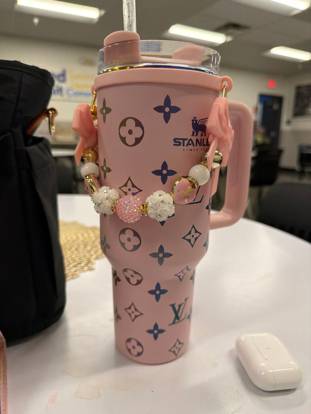Customer photo review of Designer Holographic In-Car Insulated Cup 40 OZ