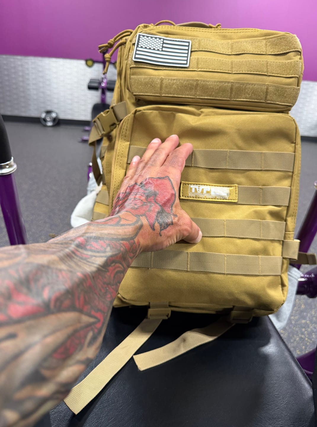 Customer photo review of T.V.P. Tactical Backpack