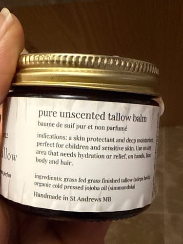 Customer photo review of Pure - Unscented Tallow + Jojoba Balm