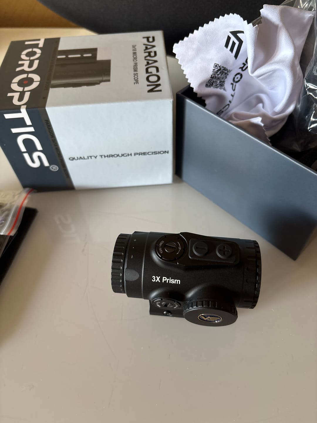 Customer photo review of Paragon 3x18 Ultra Compact Prism Scope (SCPS-M03)