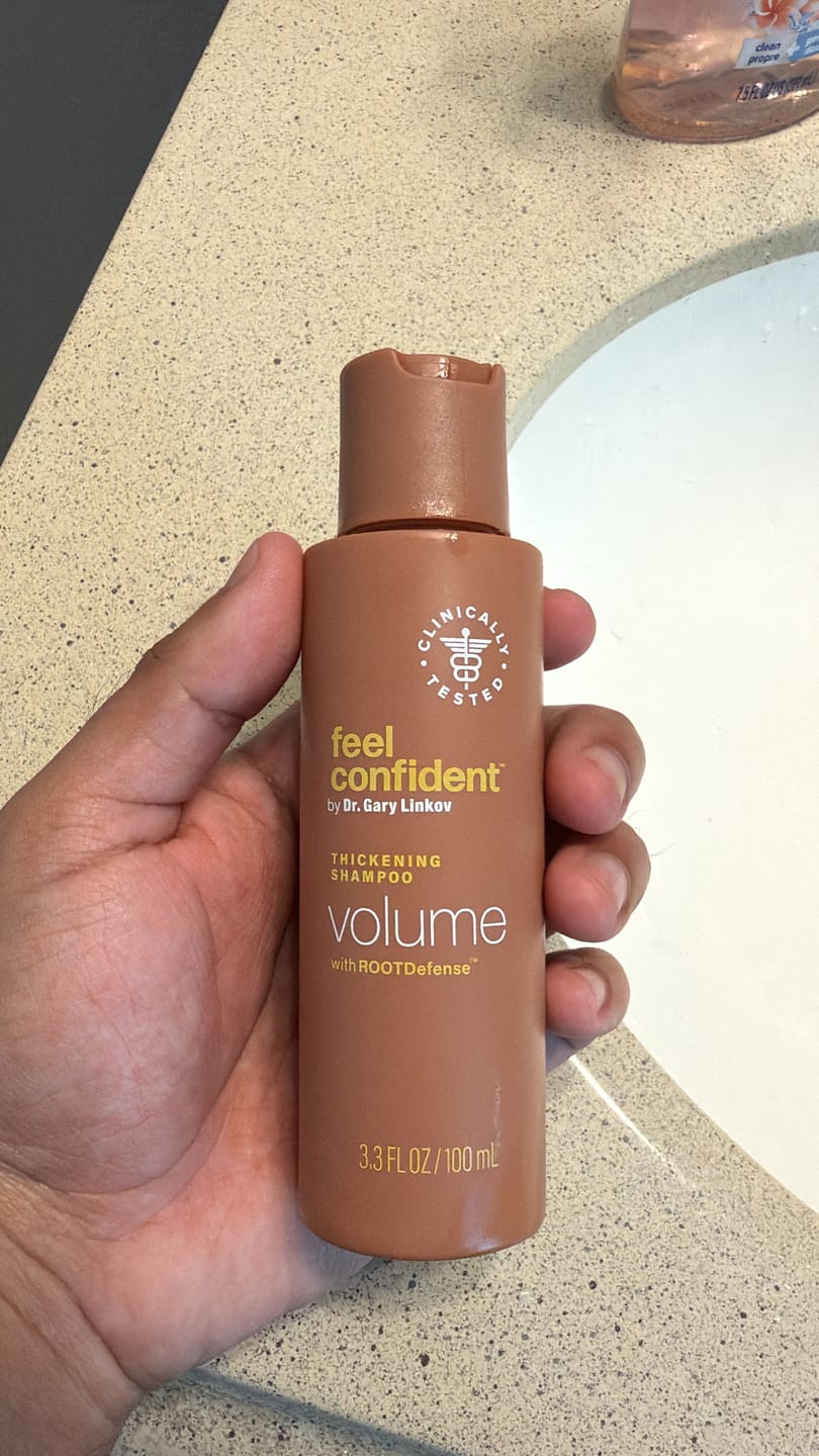 Customer photo review of Thickening Shampoo Travel Size