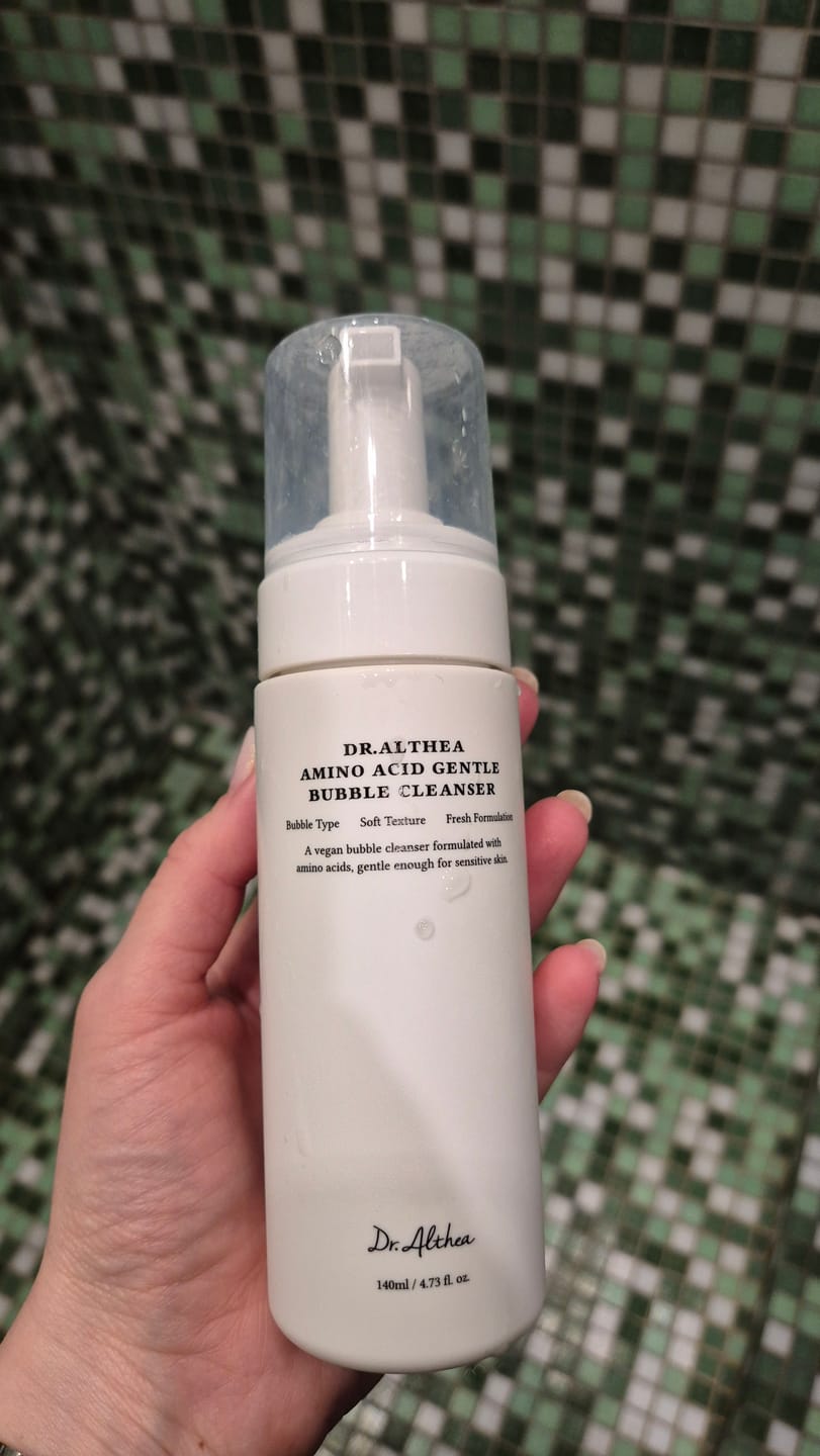 Customer photo review of Maigas putiņas ar aminoskābēm Dr. Althea Pro Lab Amino Acid Gentle Bubble Cleanser