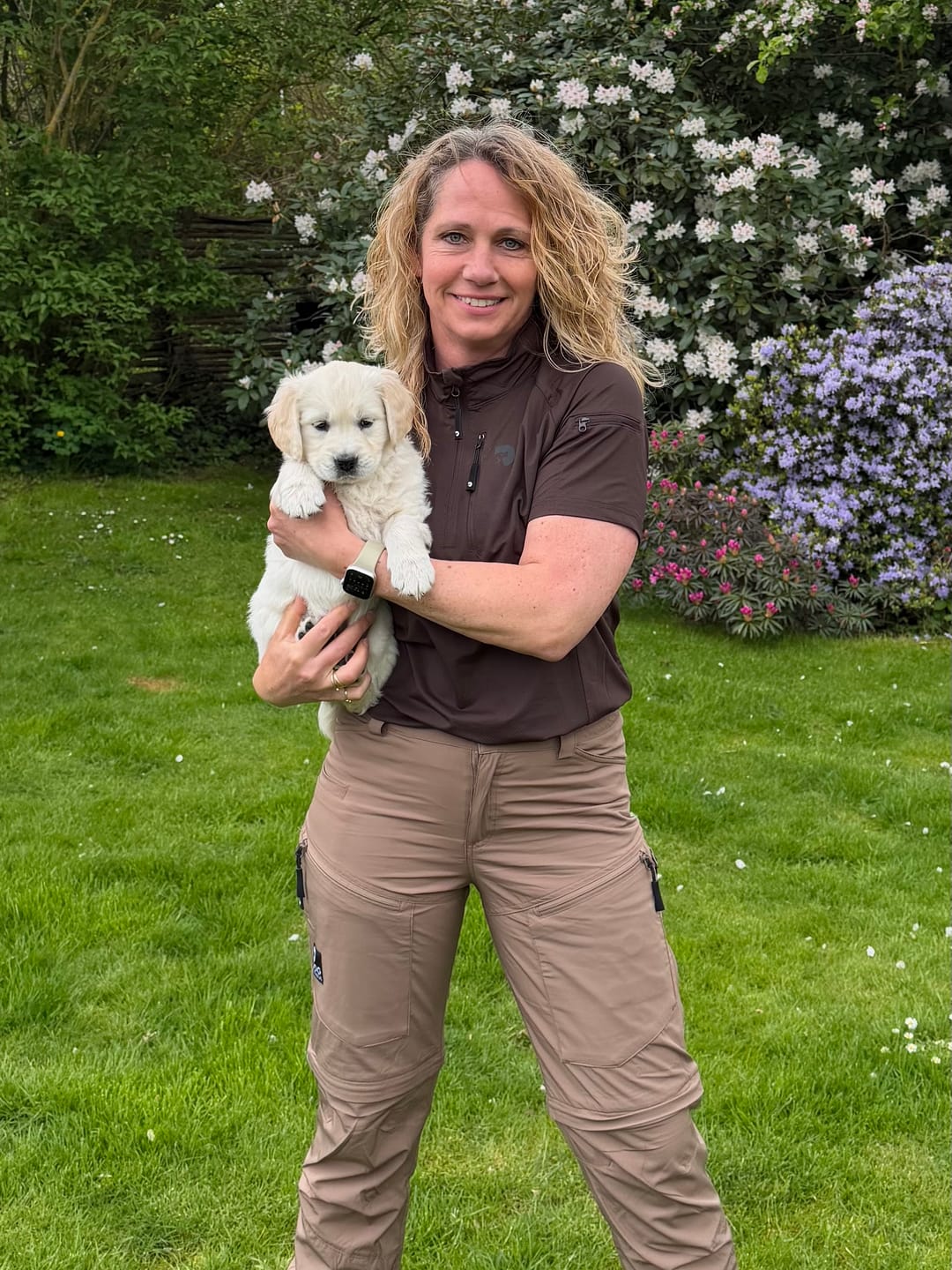 Customer photo review of Unisex 2-in-1 Zip-Off Skalbukser I Mocca I Normal længde I Trine