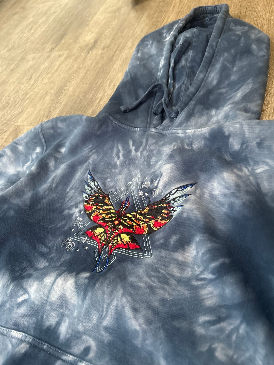 Customer photo review of *PRE-ORDER* Last Shadow Premium Tie Dye Hoodie