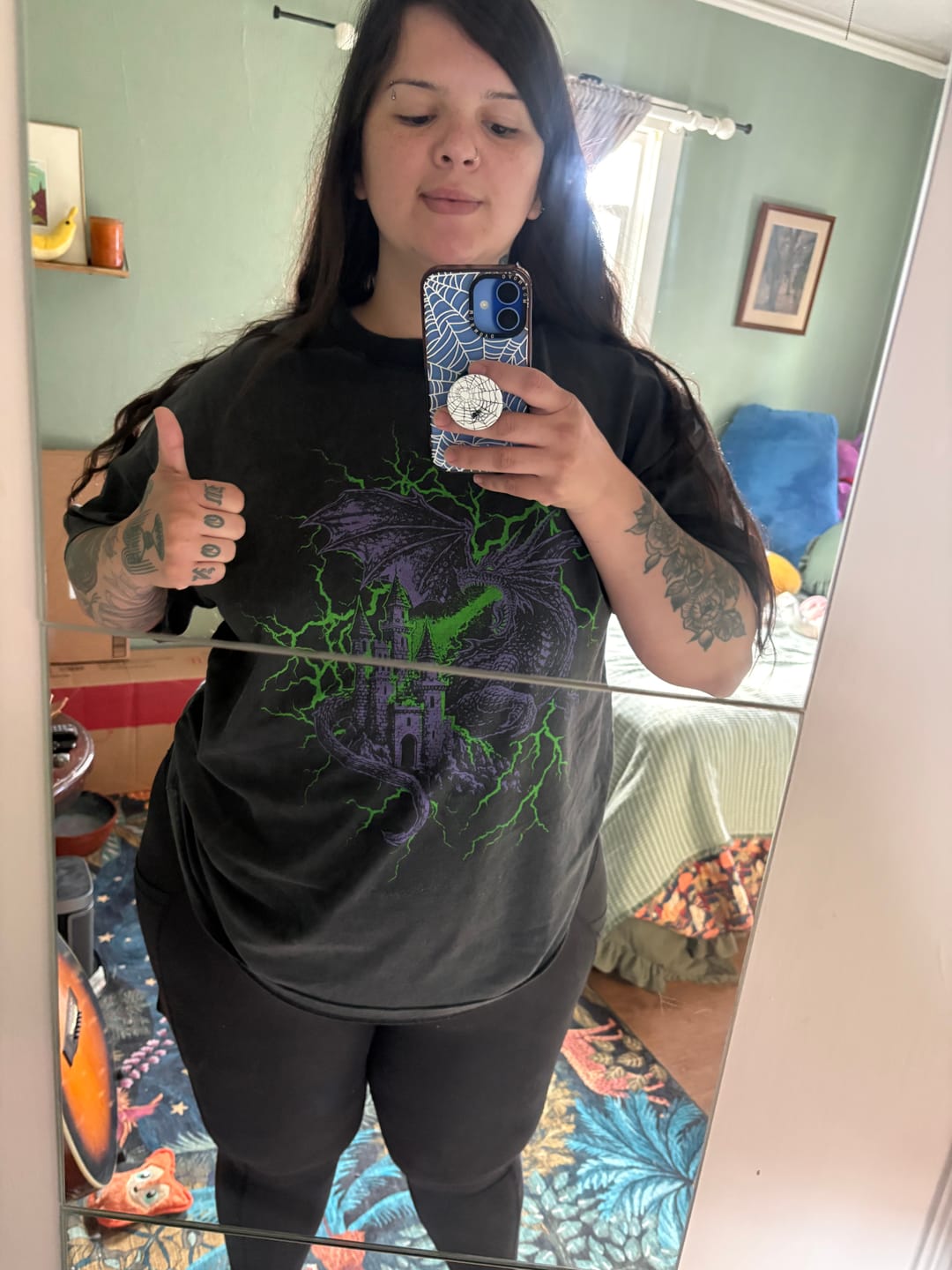 Customer photo review of Dragon Oversized Tee