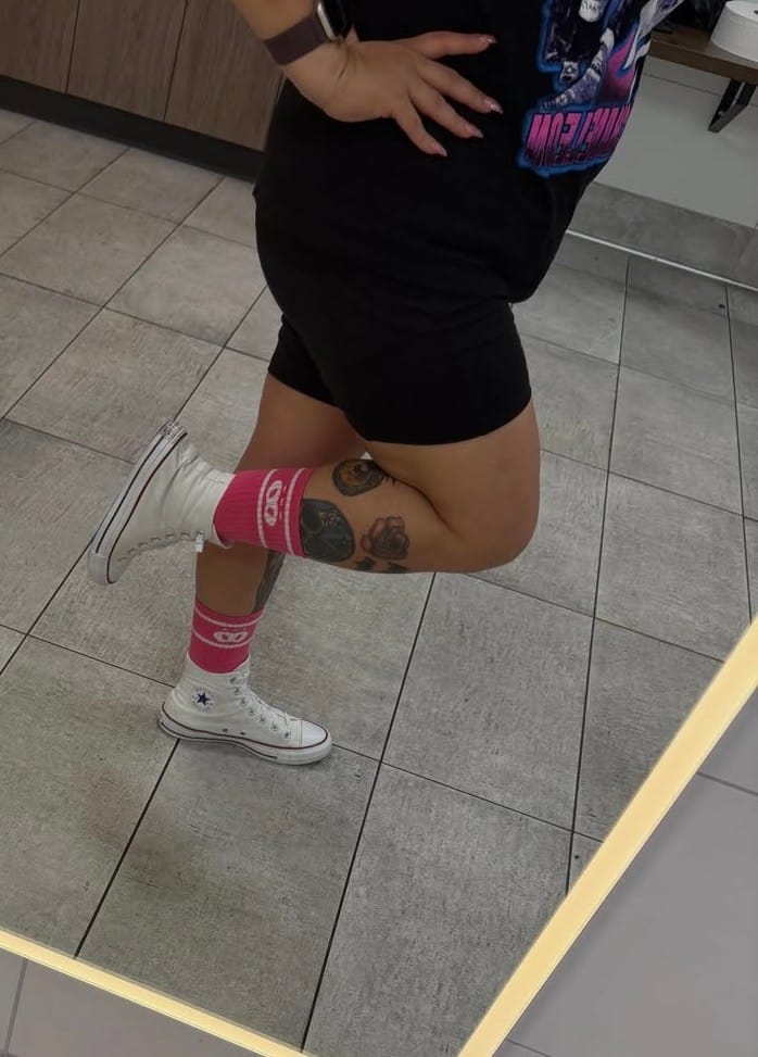 Customer photo review of Stirrups | Competition Socks