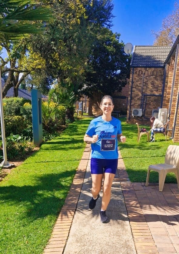 Customer photo review of High-Support Running Sports Bra for Women
