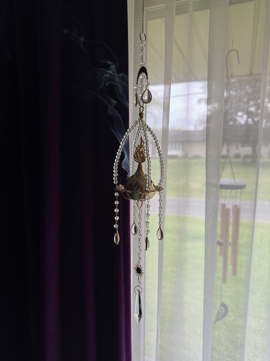 Customer photo review of Incense Suncatcher DIY kit and tutorial - Serenity
