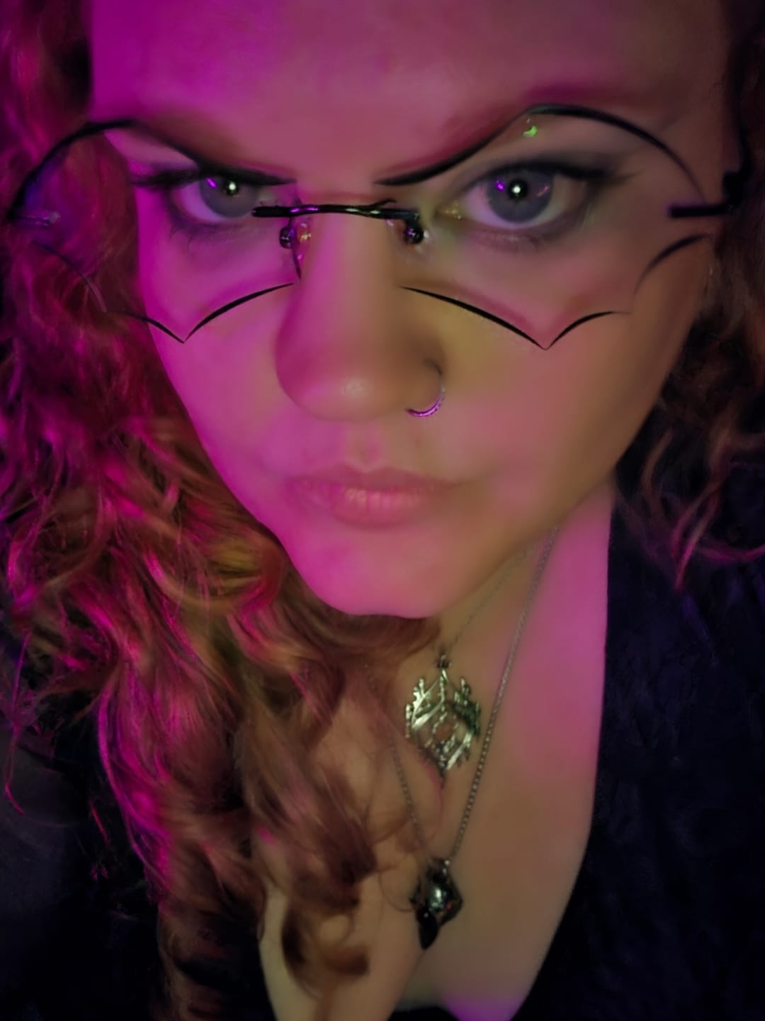 Customer photo review of Batty Eyeglasses