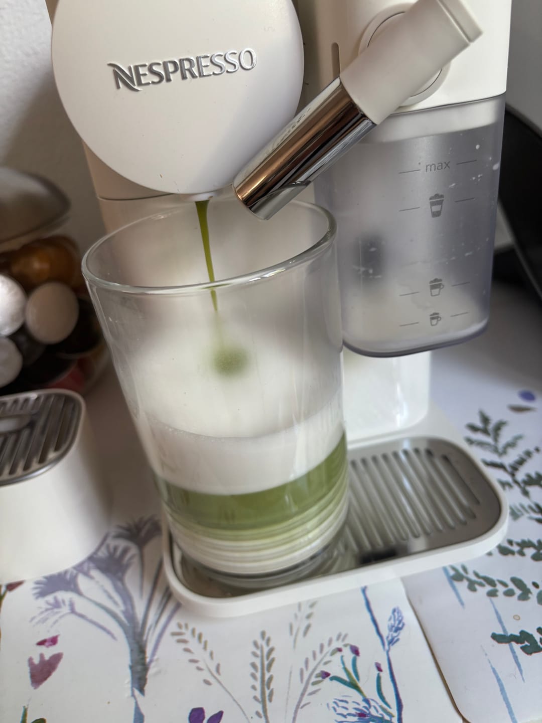 Customer photo review of Capsules Matcha compatibles Nespresso®