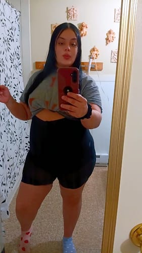 Customer photo review of Tummy Compression Bodysuit Shaper With Butt Lifter Faja