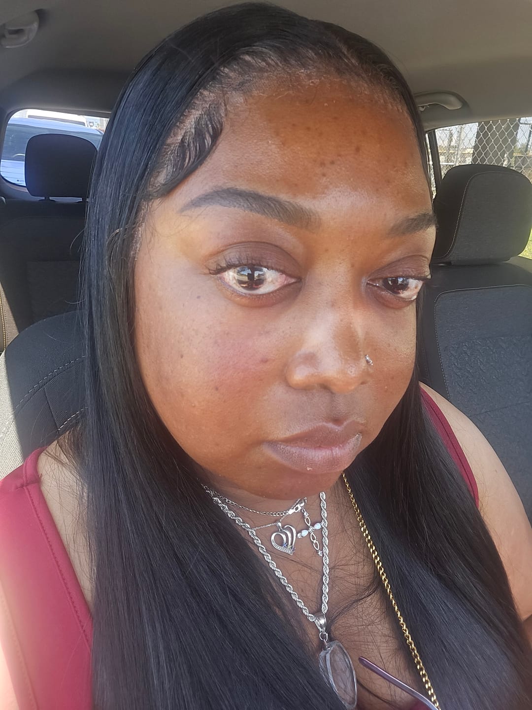 Customer photo review of Silk Smooth Guard (Heat Protectant)