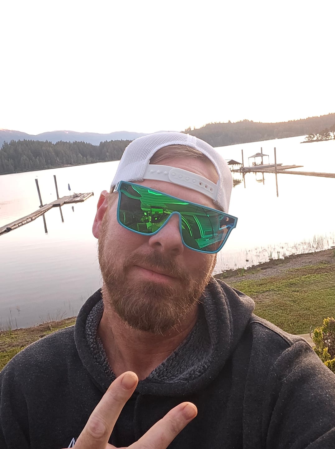 Customer photo review of 80Eighty® Polarized Bay Sunglasses