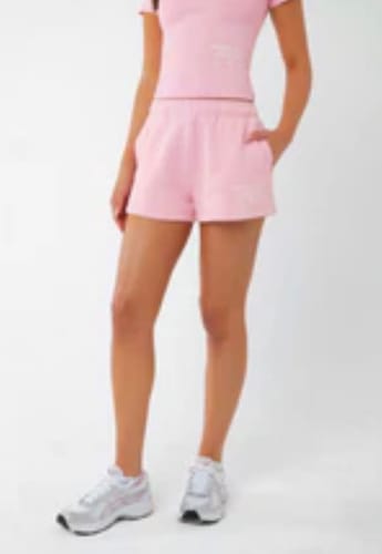 Customer photo review of LABEL SHORTS LIGHT PINK