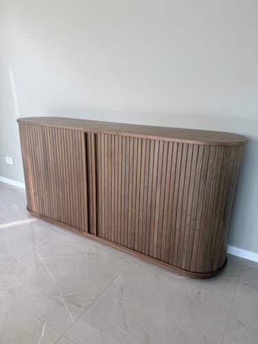 Customer photo review of Linea 1.7m Wooden Buffets Unit - Walnut