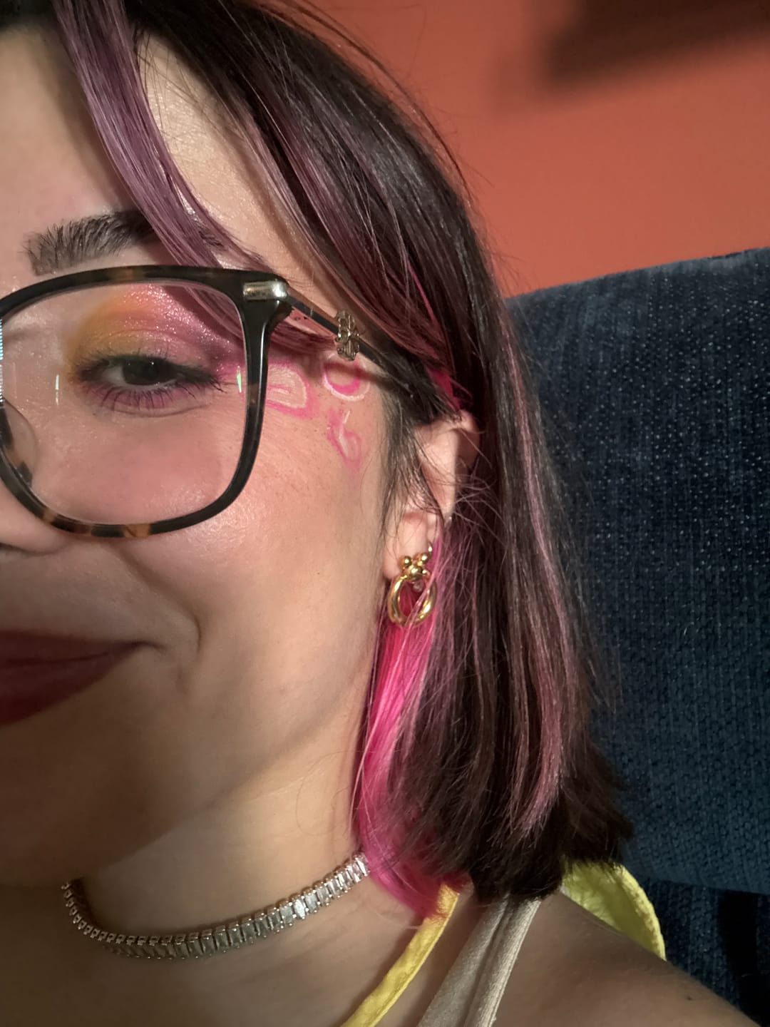 Customer photo review of Leader of the Club Earrings