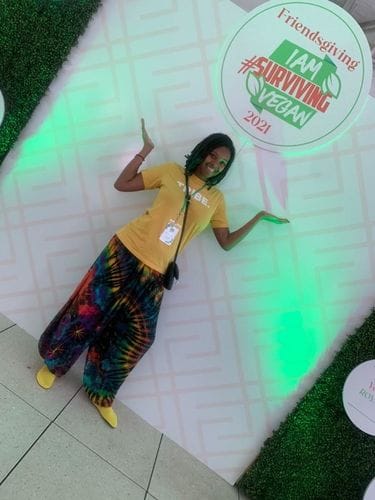 Customer photo review of "Rangi" Tye Die Oversized Pants