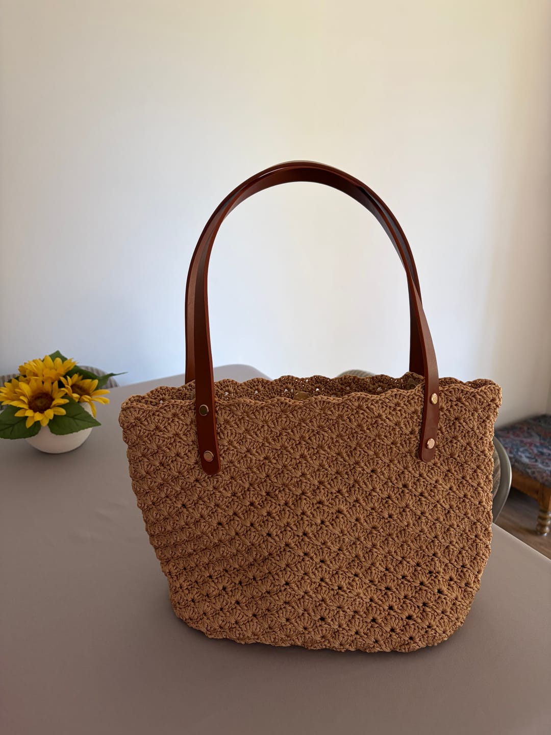 Customer photo review of CrochetPark™ Aveline crochet Shoulder Bag Kit