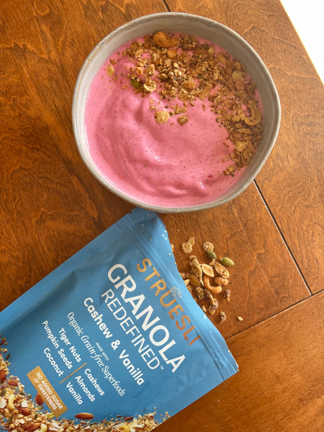 Customer photo review of Struesli Organic Granola | Cashew & Vanilla | 9oz