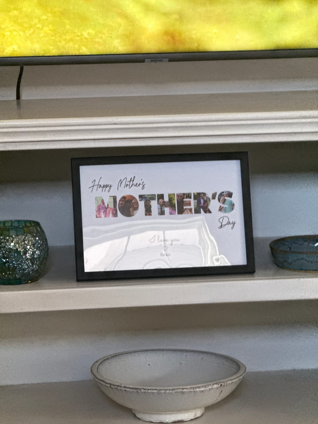 Customer photo review of Happy Mother's Day - Personalized Poster