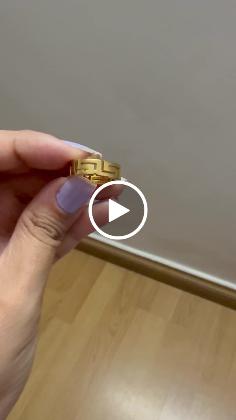 Customer video review of Womens Style Gold Ring