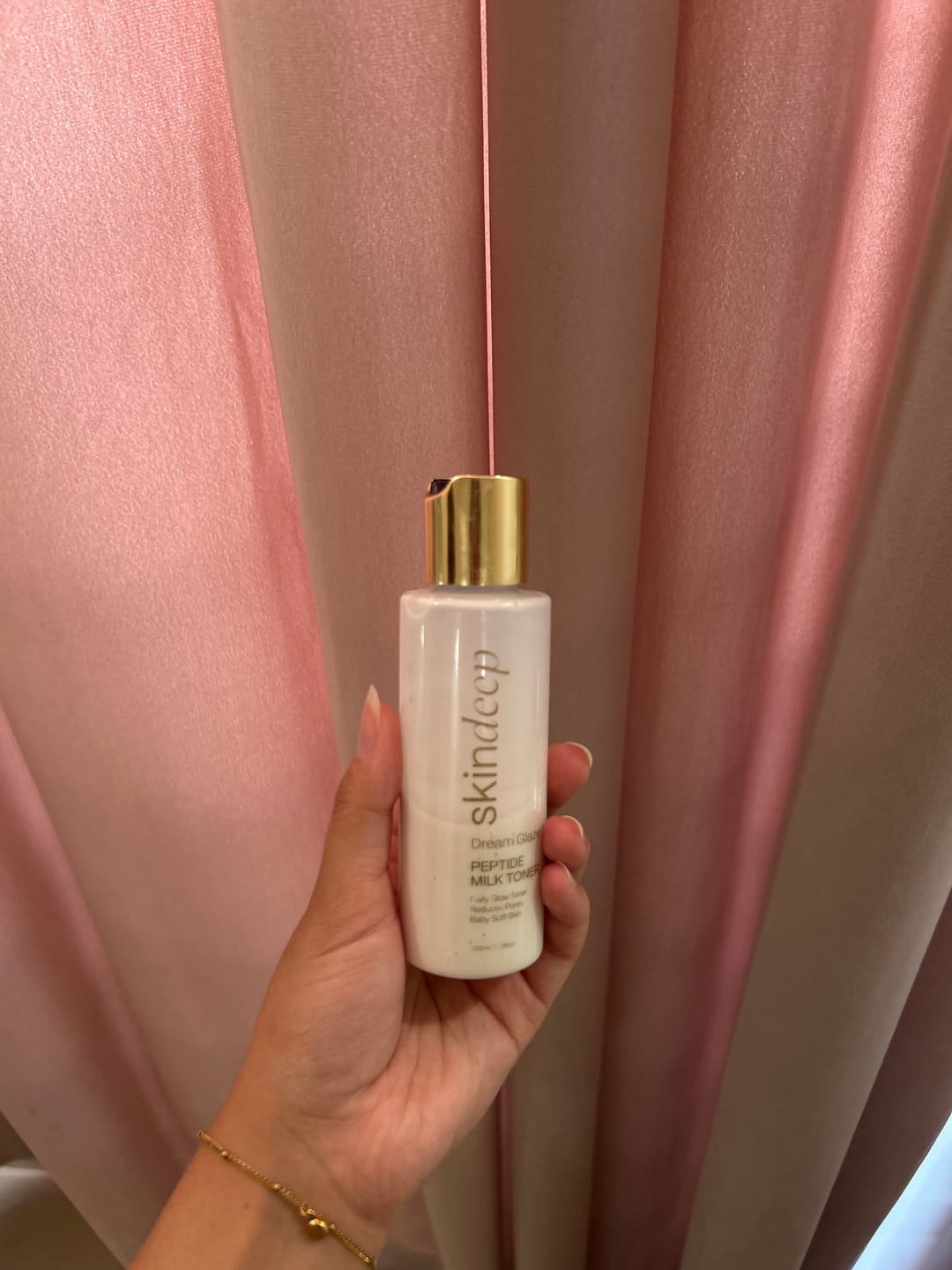 Customer photo review of » DREAM GLAZE - Peptide Milk Toner (100% off)