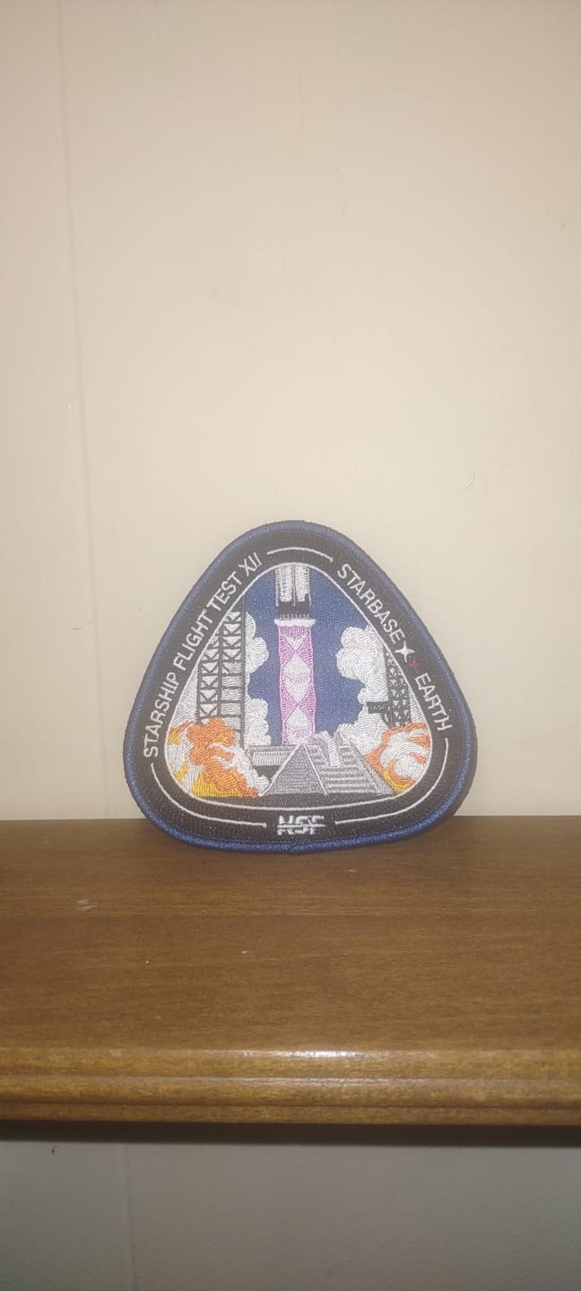 Customer photo review of Starship Flight 12 - Collectors Patch