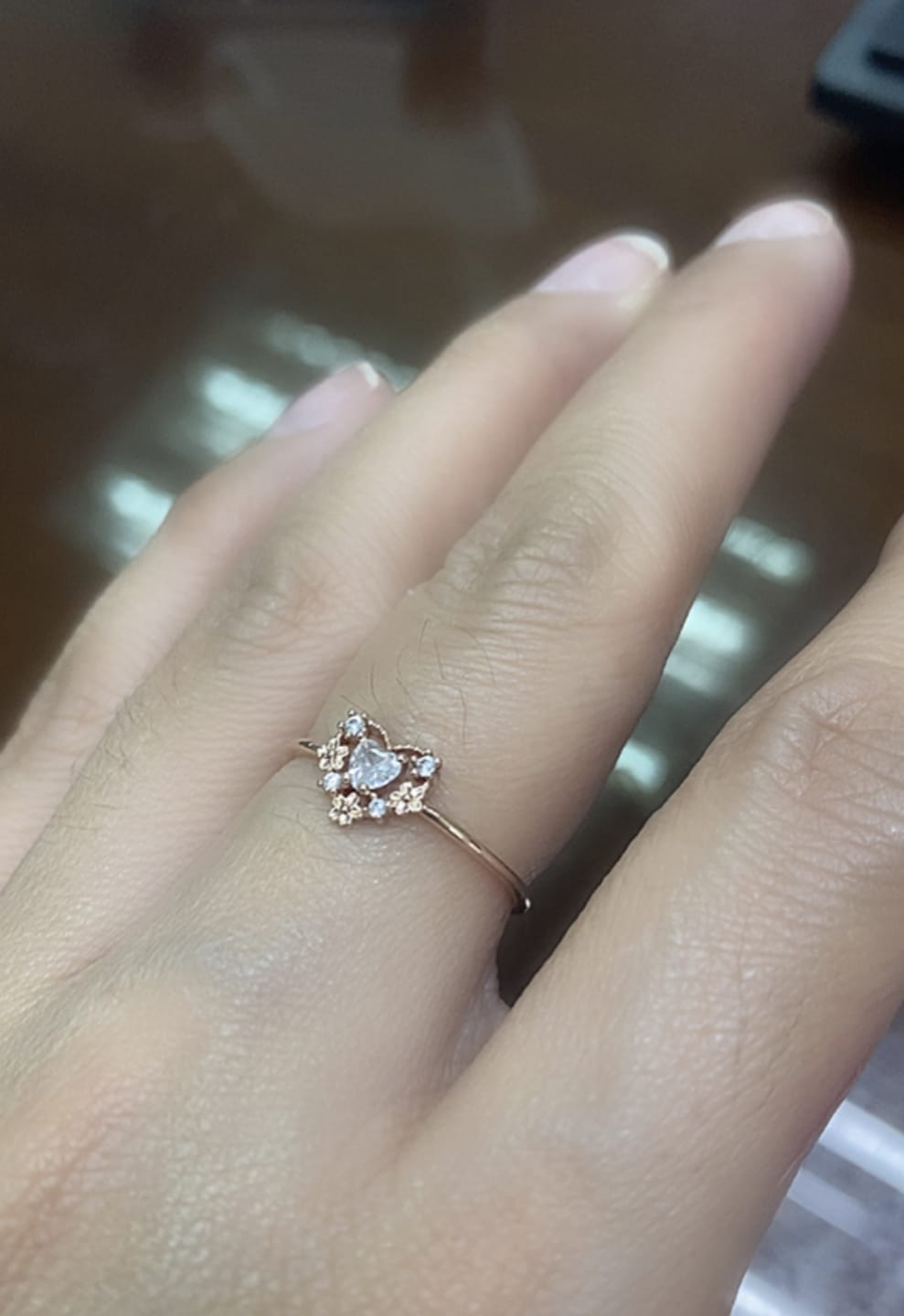 Customer photo review of Encyst Heart Ring