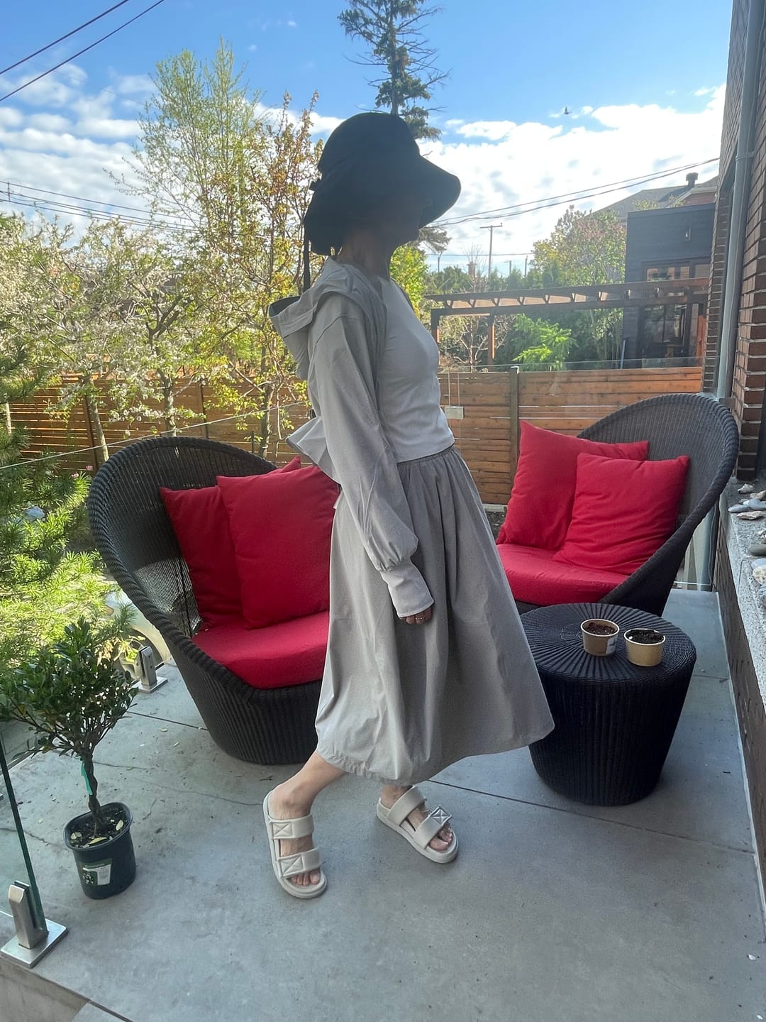 Customer photo review of Women's Water-Resistant Sun Protection Dress UPF 50+ WR005