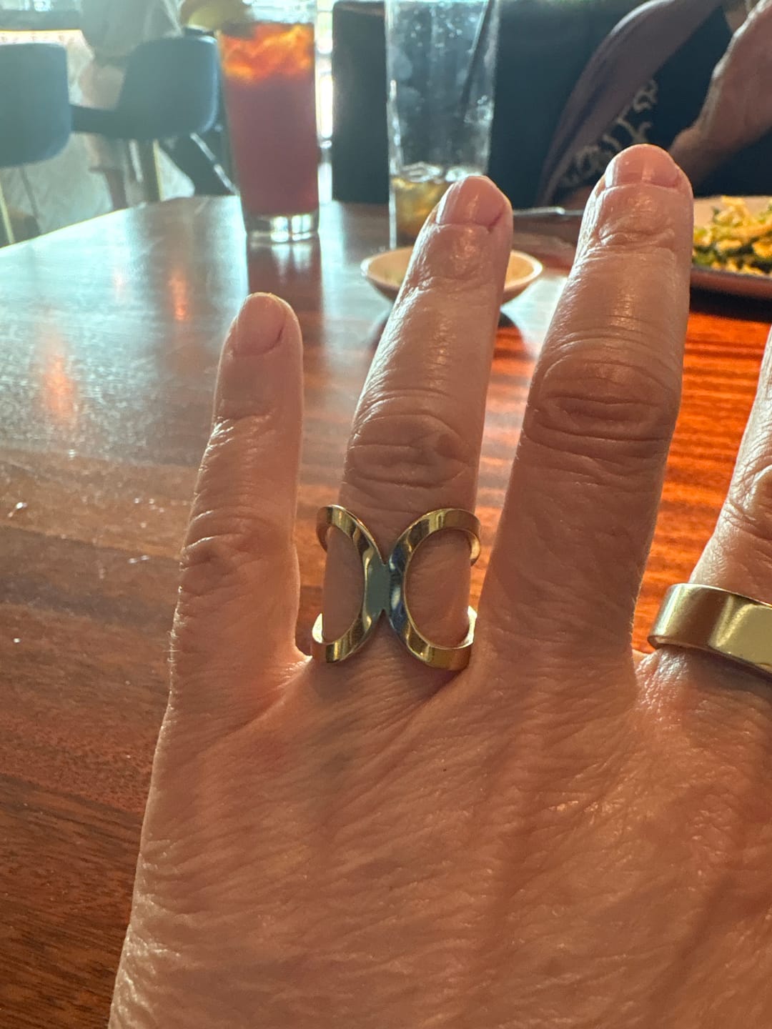 Customer photo review of Wave Trio Ring (Bundle)