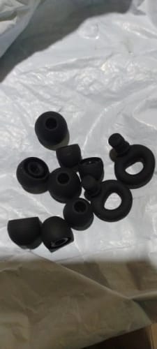 Customer photo review of Noise-Reduction Earplugs - Mint Green